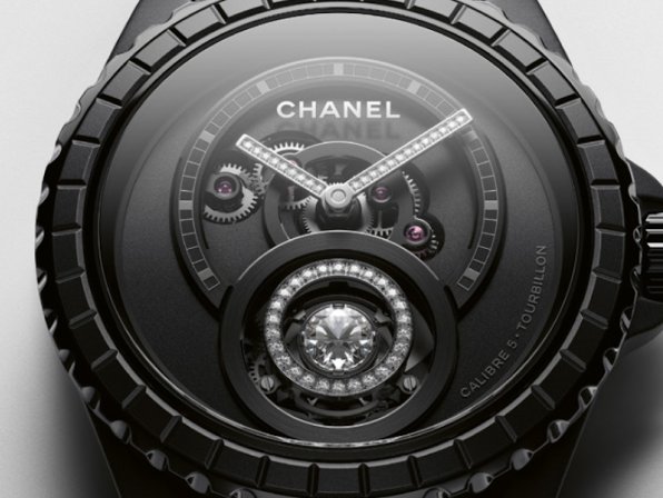 Бриллиантовый турбийон Chanel J12: парящий солитер